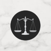 弁護士法学校卒業党黒銀 コンフェッティ (スモール正面)