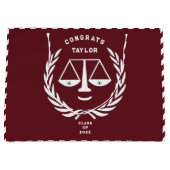 弁護士法学校卒業大抱き枕 ラージペーパーバッグ (正面)