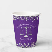 弁護士法学校紫銀卒業党 紙コップ (裏面)