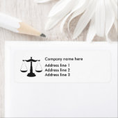 弁護士法律事務所の住所テンプレートラベル ラベル (インサイチュ)