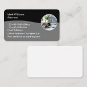 弁護士法律事務所の編集可能名刺 名刺 (正面/裏面)