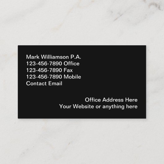 弁護士法律事務所ロゴ名刺 名刺 (裏面)