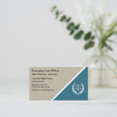 弁護士法律事務所ロゴ名刺 名刺 (スタンド正面)