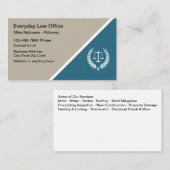 弁護士法律事務所ロゴ名刺 名刺 (正面/裏面)
