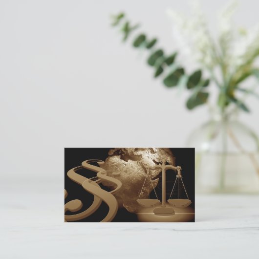 弁護士法律事務所 名刺 (スタンド正面)