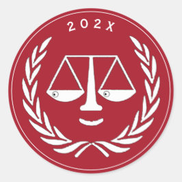 弁護士法科卒業2025 ラウンドシール