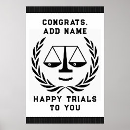 弁護士法科卒業 ポスター