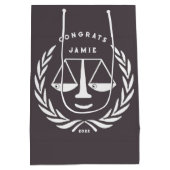 弁護士法科卒業 ミディアムペーパーバッグ (裏面)