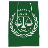 弁護士法科卒業 ミディアムペーパーバッグ (裏面)