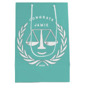 弁護士法科卒業 ミディアムペーパーバッグ (裏面)