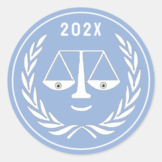 弁護士法科卒業 ラウンドシール (正面)