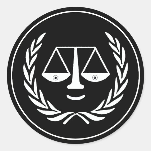 弁護士法科卒業 ラウンドシール (正面)