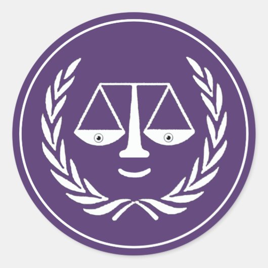 弁護士法科卒業 ラウンドシール (正面)