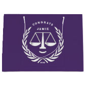 弁護士法科卒業 ラージペーパーバッグ (正面)