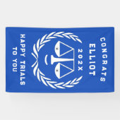 弁護士法科卒業 横断幕 (横)