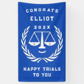 弁護士法科卒業 横断幕 (縦)