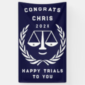 弁護士法科卒業 横断幕 (縦)