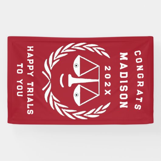 弁護士法科卒業 横断幕 (横)