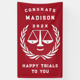 弁護士法科卒業 横断幕