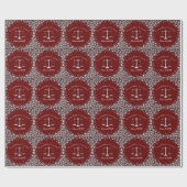 弁護士法科大学院マルーン・シルバー卒業パーティー ラッピングペーパー (フラット)