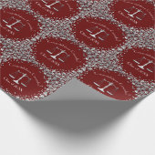 弁護士法科大学院マルーン・シルバー卒業パーティー ラッピングペーパー (角)