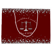 弁護士法科大学院マルーン・シルバー卒業パーティー ラージペーパーバッグ (裏面)