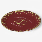 弁護士法科大学院金ゴールド卒業会 ペーパープレート (アングル)