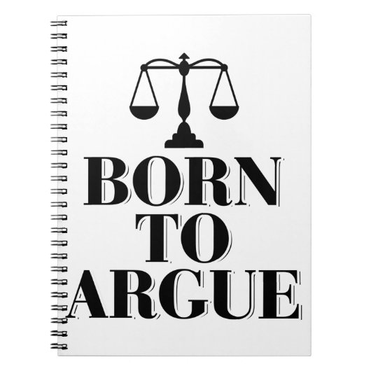 弁護士法 |弁護士ジャッジ勉強ギフトアイディア ノートブック (正面)