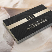 弁護士炭素繊維金ゴールドストライプモダン 名刺