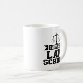 弁護士生き延びに対する法科大学院の卒業祝い コーヒーマグカップ (正面右)