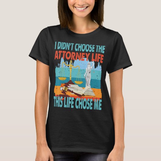 弁護士生命裁判所弁護士法学生 Tシャツ (正面)