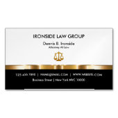 弁護士用の高級名刺の磁石 マグネット名刺 (正面)
