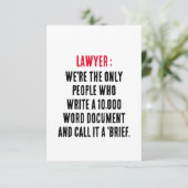 弁護士私たちは1万人書の人々だ サンキューカード (スタンド正面)