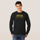 弁護士秘書 スペース バック Tシャツ (正面フル)