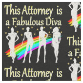 弁護士素晴らしパーティーガールデザイン ファブリック (クローズアップ)