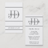 弁護士縦W/W 名刺 (正面/裏面)