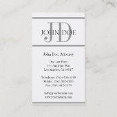 弁護士縦W/W 名刺 (裏面)