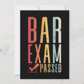 弁護士試験合格 チェック 司法試験合格 弁護士 合格 法科大学院卒業生 招待状 (正面)