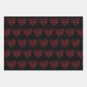 弁護士赤いハート – ラブローグランジアート ラッピングペーパーシート (正面)