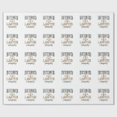 弁護士退職したによる弁護士退職 ラッピングペーパー (フラット)