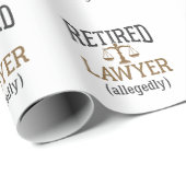 弁護士退職したによる弁護士退職 ラッピングペーパー (ロールコーナー)