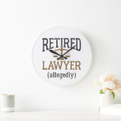 弁護士退職したによる弁護士退職 ラージ壁時計 (ホーム)