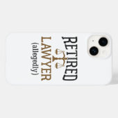 弁護士退職したによる弁護士退職 Case-Mate iPhoneケース (裏面 (横))