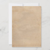 弁護士退職招待状-パーティーヴィンテージレトロ 招待状 (裏面)