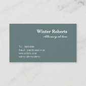 弁護士金ゴールドグリッターモダン大理石名刺 名刺 (裏面)