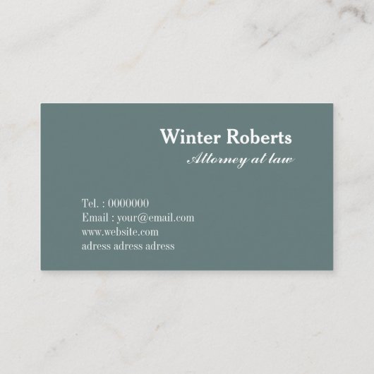 弁護士金ゴールドグリッターモダン大理石名刺 名刺 (裏面)