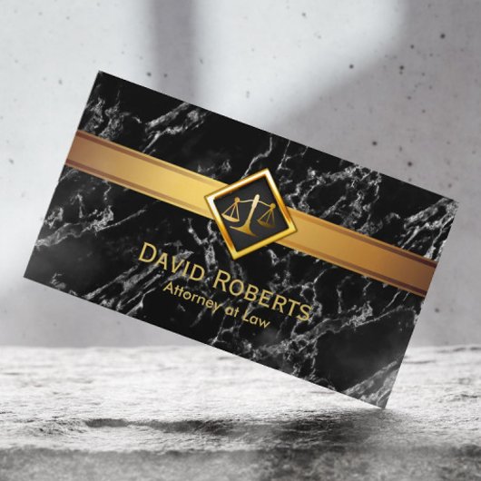 弁護士金ゴールドジャスティススケール弁護士モダン大理石 名刺