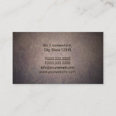 弁護士金ゴールドスケールクラッシーレザー弁護士 名刺 (裏面)