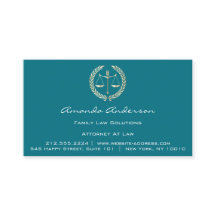 弁護士金ゴールドスケール弁護士カスタムティール（緑がかった色）ブルー