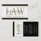 弁護士金ゴールド法 名刺 (正面/裏面)